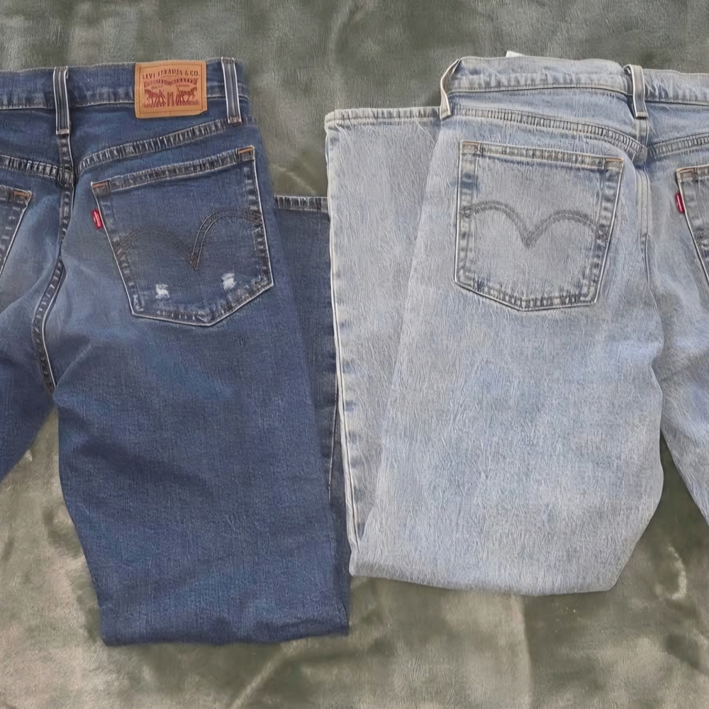 Levi's Women's Wedgie SKINNY JEANS (2 Pair) Light Pair Is ICON FIT ANKLE SIZE 28